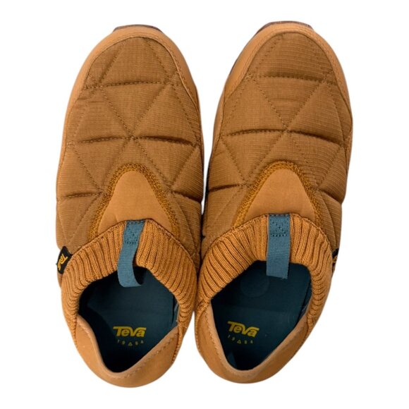 Shoes - Teva ReEmber Quilted Cognac Booties - All Gender womens size 10 tan quilted shoe